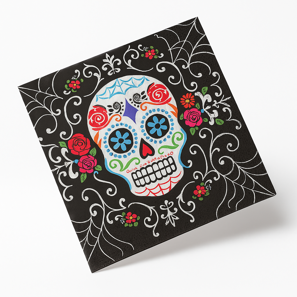 Day of the Dead Luncheon Napkins - Halloween Party Essentials