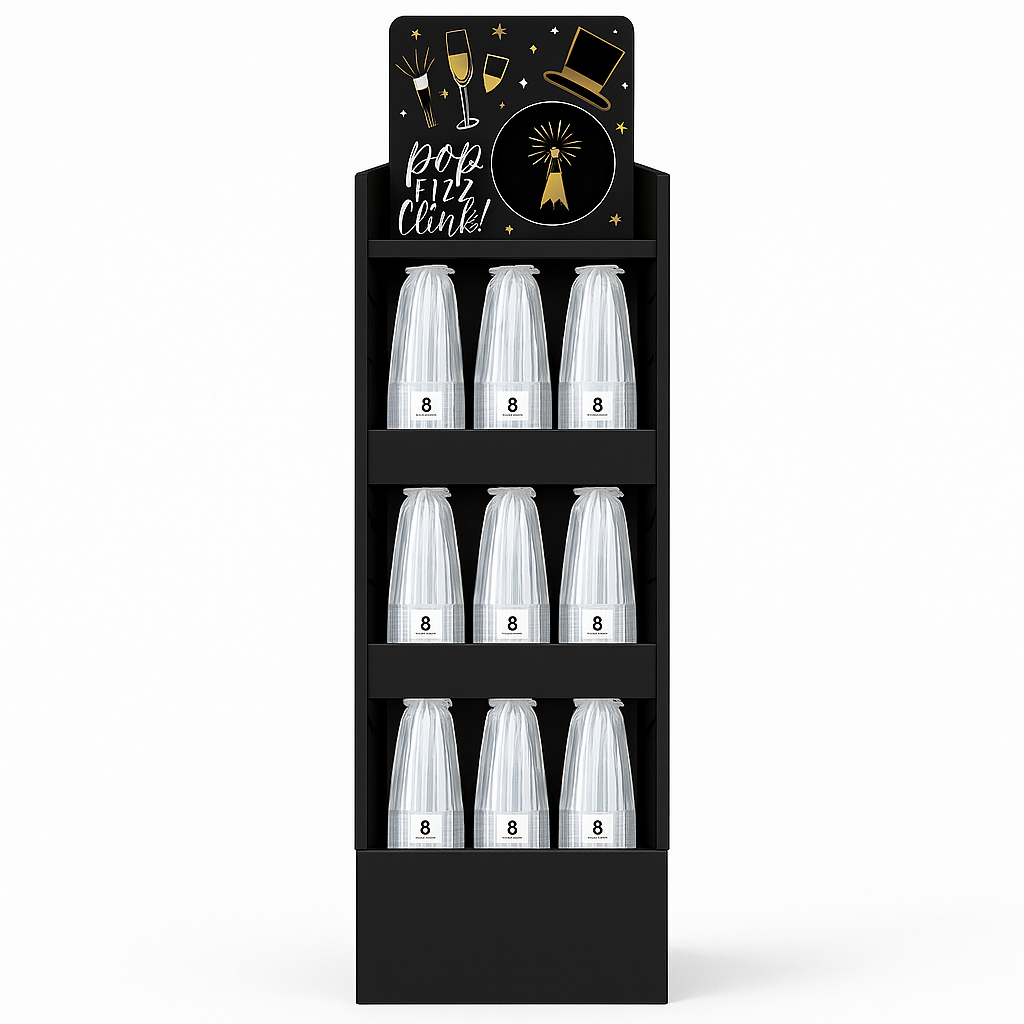 New Year's Eve Party Display Shelf