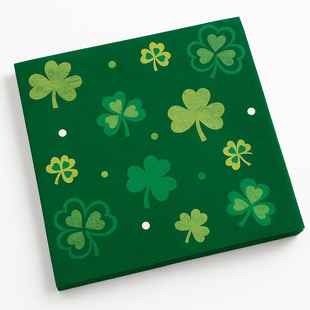 Irish Blessings St. Patrick's Day Luncheon Napkins