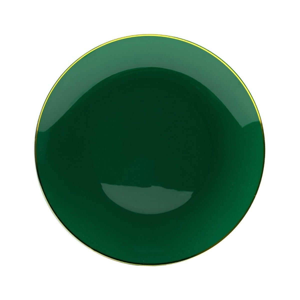 10 In. Green Classic Design Plates | 10 Count