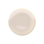 8 In. Ivory Classic Design Plates | 10 Count