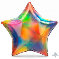 Iridescent Rainbow Star Foil Balloon