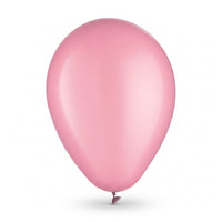 Bulk 9" New Pink Latex Balloons - 100 Count