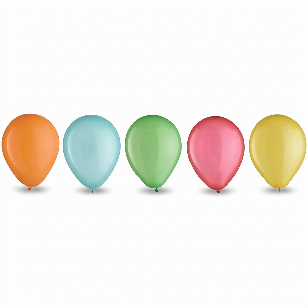 5" Sherbet Assorted Latex Balloons - 25 Pack