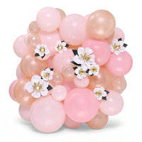 White Flower Accent Balloon Decor Kit - 12 Pack