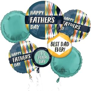 Premium Dad's Day Foil Balloon Bouquet