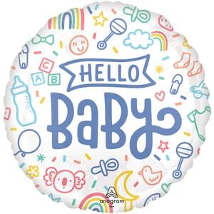 Sweet Baby Shapes Foil Balloon - 18 Inch