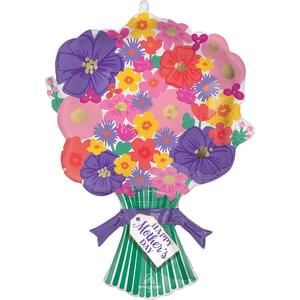 Sweet Florals Metallic Balloon Bouquet for Mother's Day