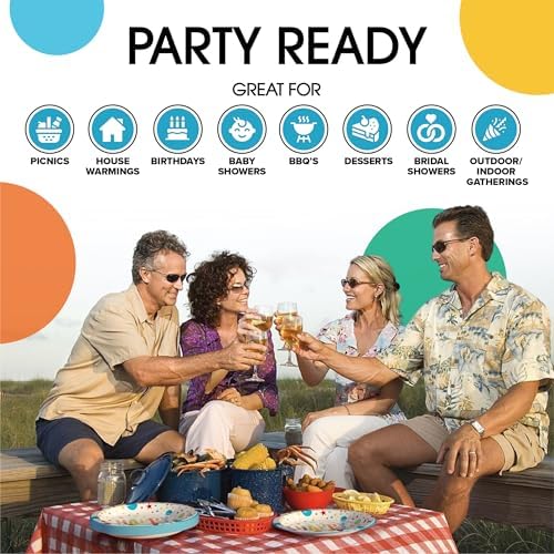 7 in. Birthday Print Paper Plates | Case of 20 (1000 Ct.)