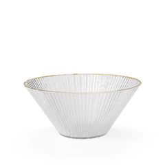 16oz Plastic Burst Bowl 15 Count - Clear