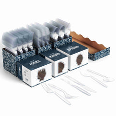 Clear Cutlery Caddy Combo - Floral