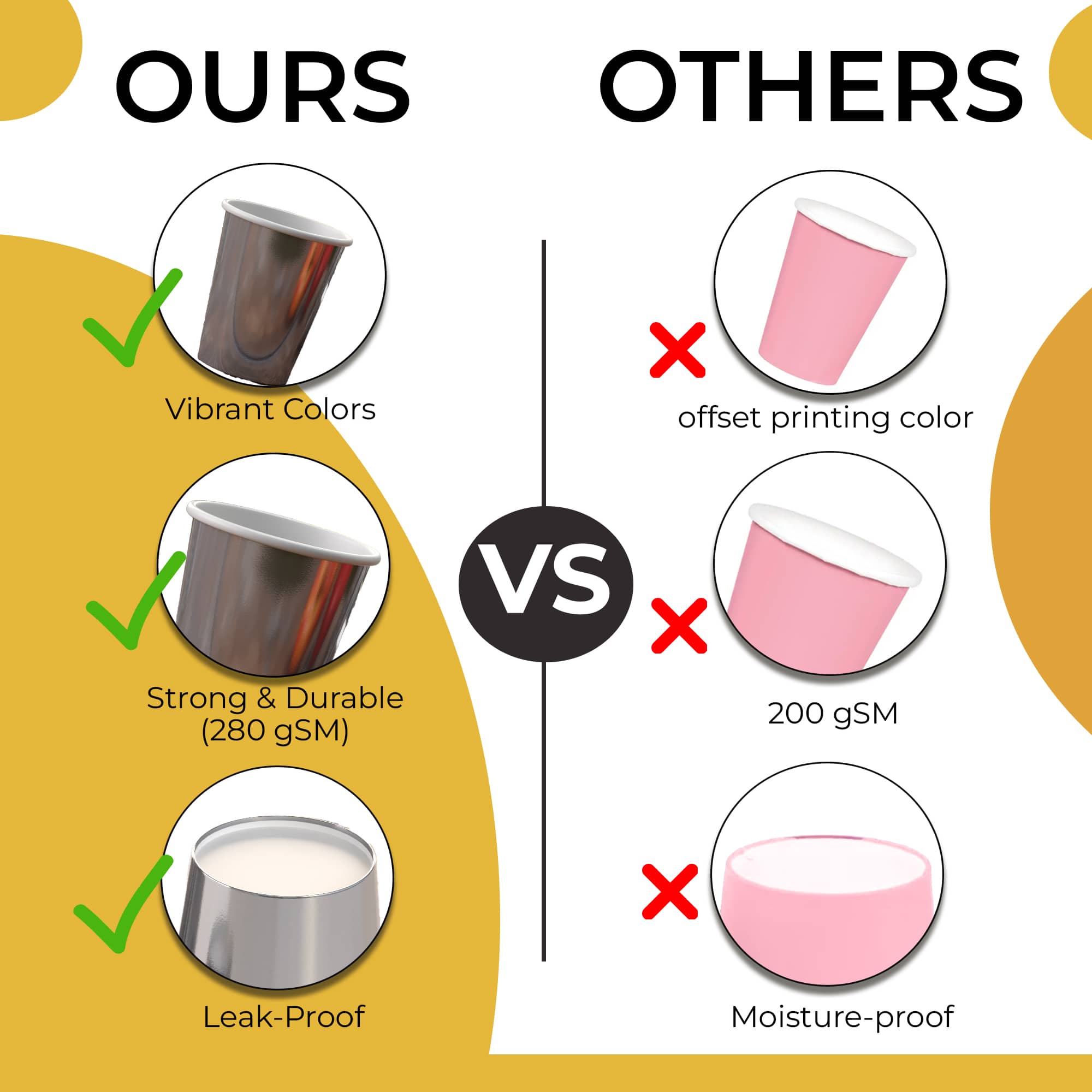 12 Oz. Silver Paper Cups | 20 Count