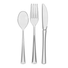 Heavy Duty Clear Cutlery Combo - 24 Count