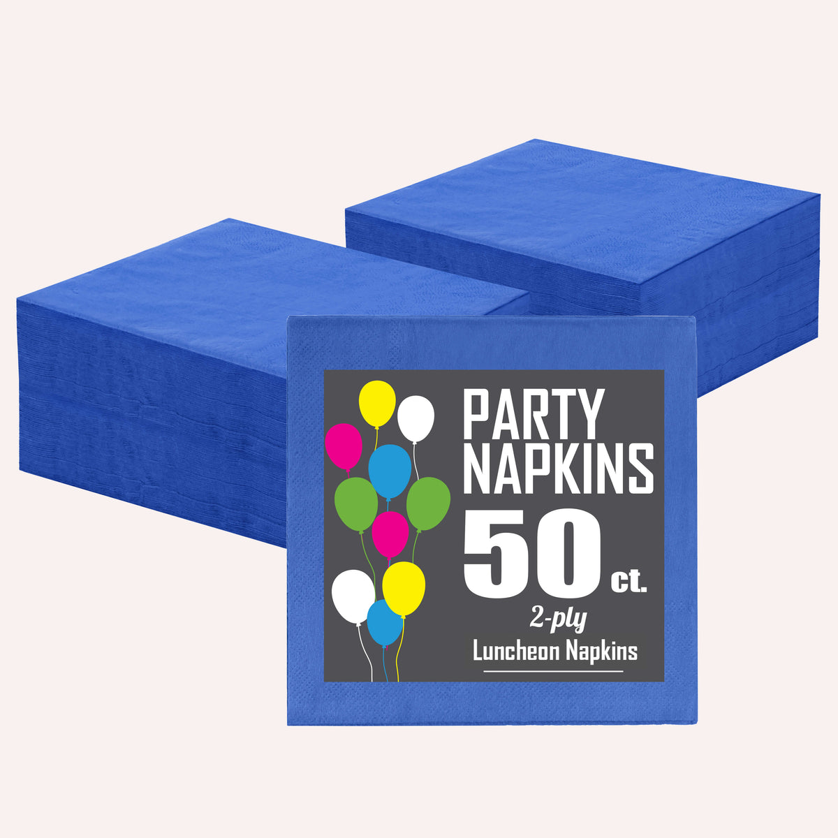 Unleashed - Dark Blue Luncheon Napkins - 50 Ct.