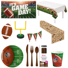 Football Birthday Party Mid Kit - For 8 Guests
