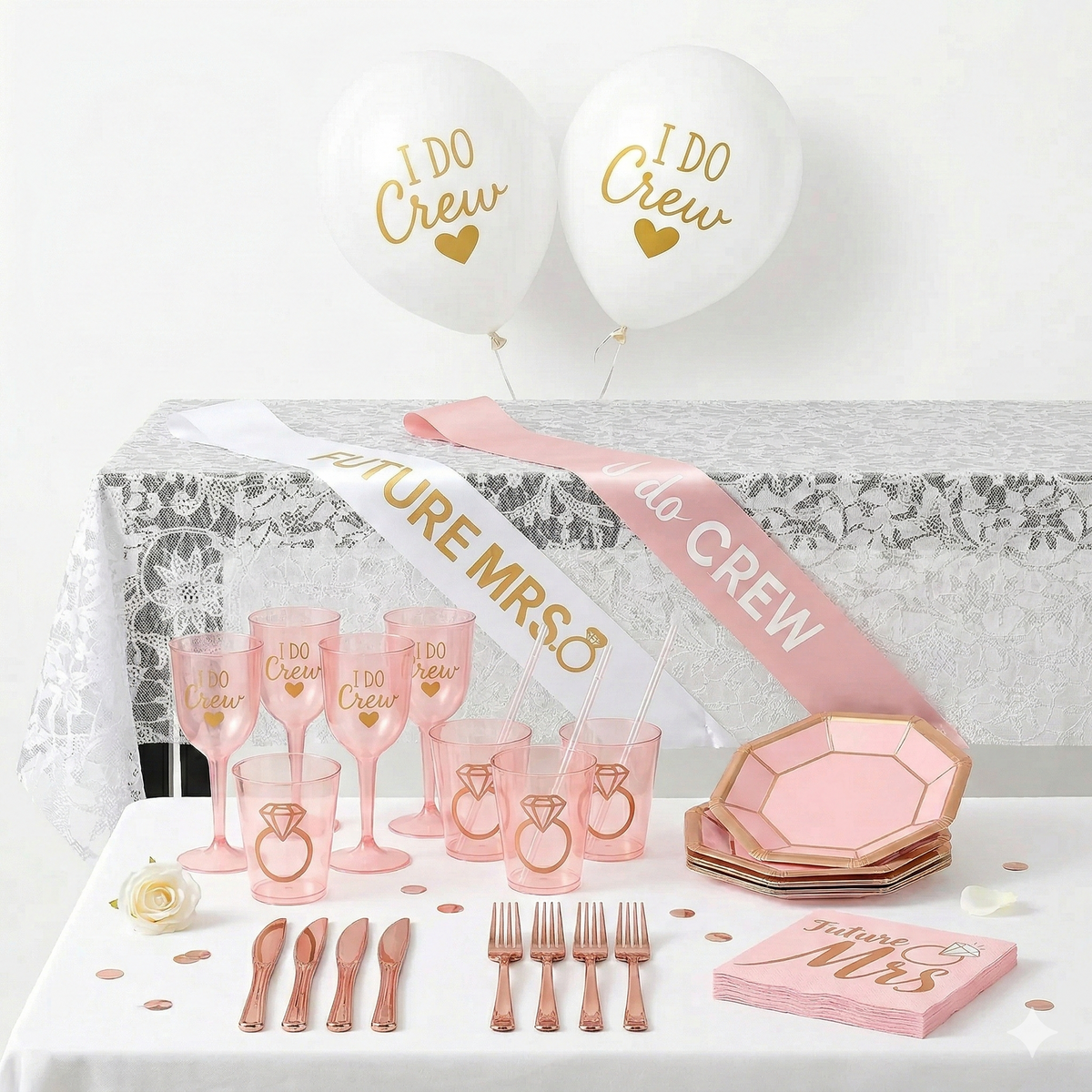 141 Pcs Bachelorette Party Kit - For 8 Guests