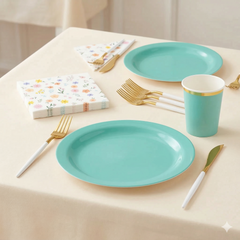 117 Pcs Mint Easter Bloom Party Kit - For 20 Guests