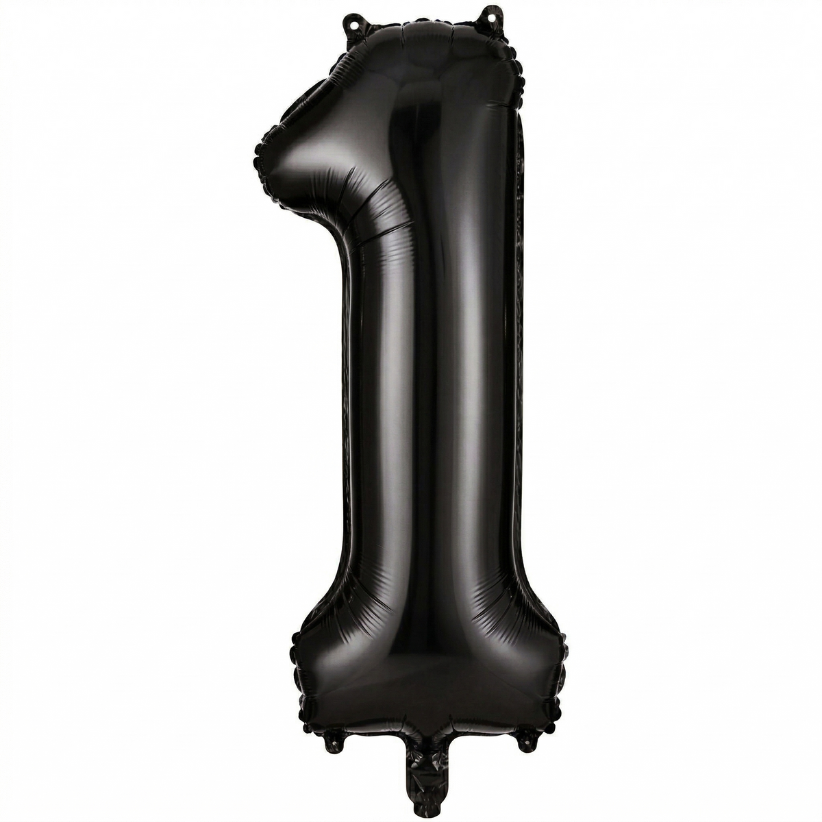 Black Foil Number 1 Balloon