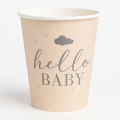 Ginger Ray "Hello Baby" 12oz Paper Cups