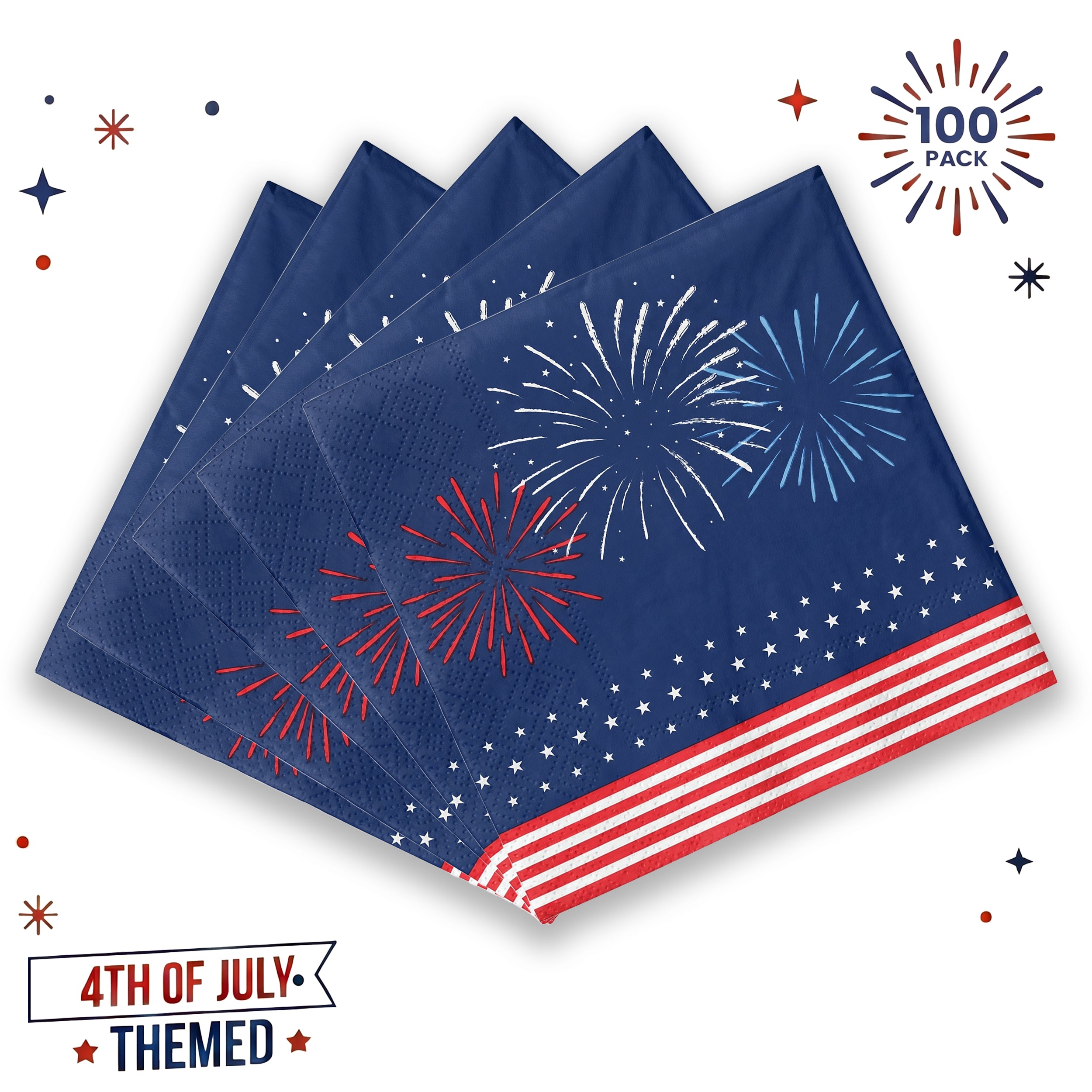 Starburst Luncheon Napkins - 20 Ct.