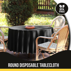 Premium Black Table Cover 85" x 85"
