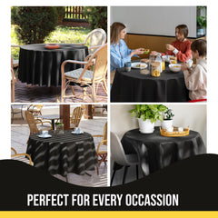 Premium Black Table Cover 70" x 70"