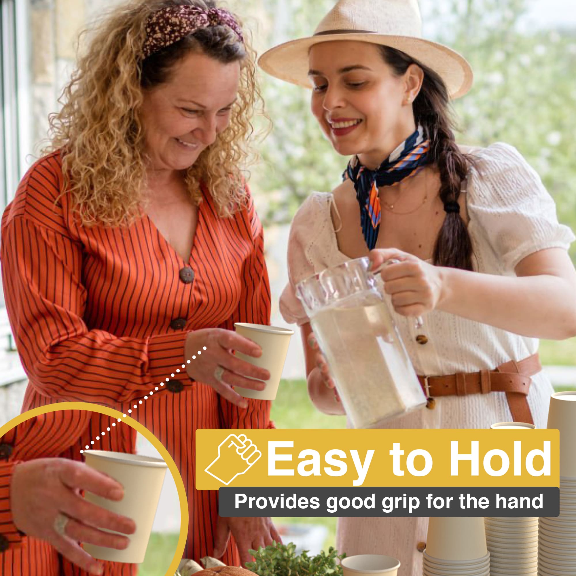 12 Oz. Ivory Paper Cups | 20 Count