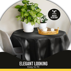 Premium Black Table Cover 70" x 70"