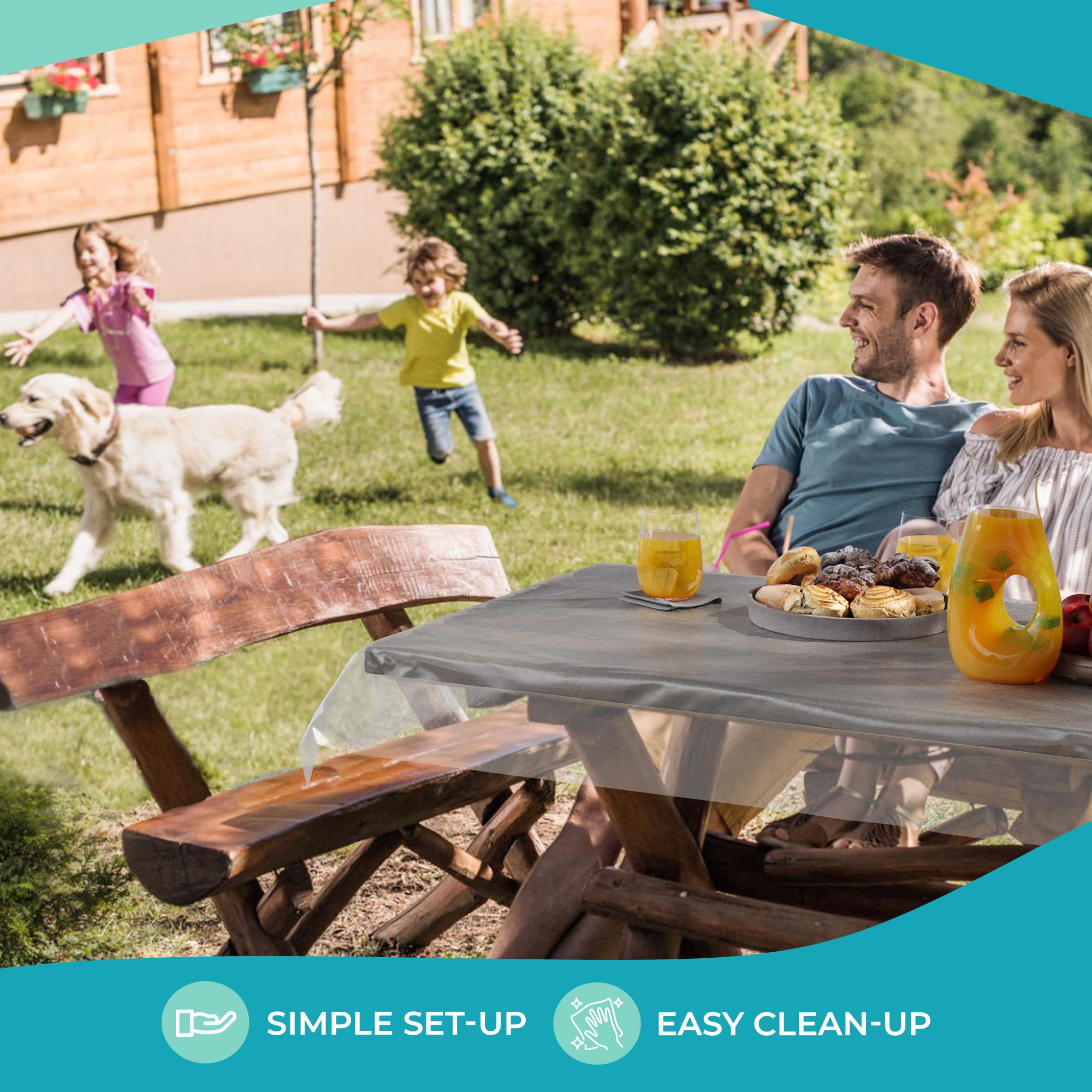 40 In. X 300 Ft. Premium Clear Table Roll | Case of 4