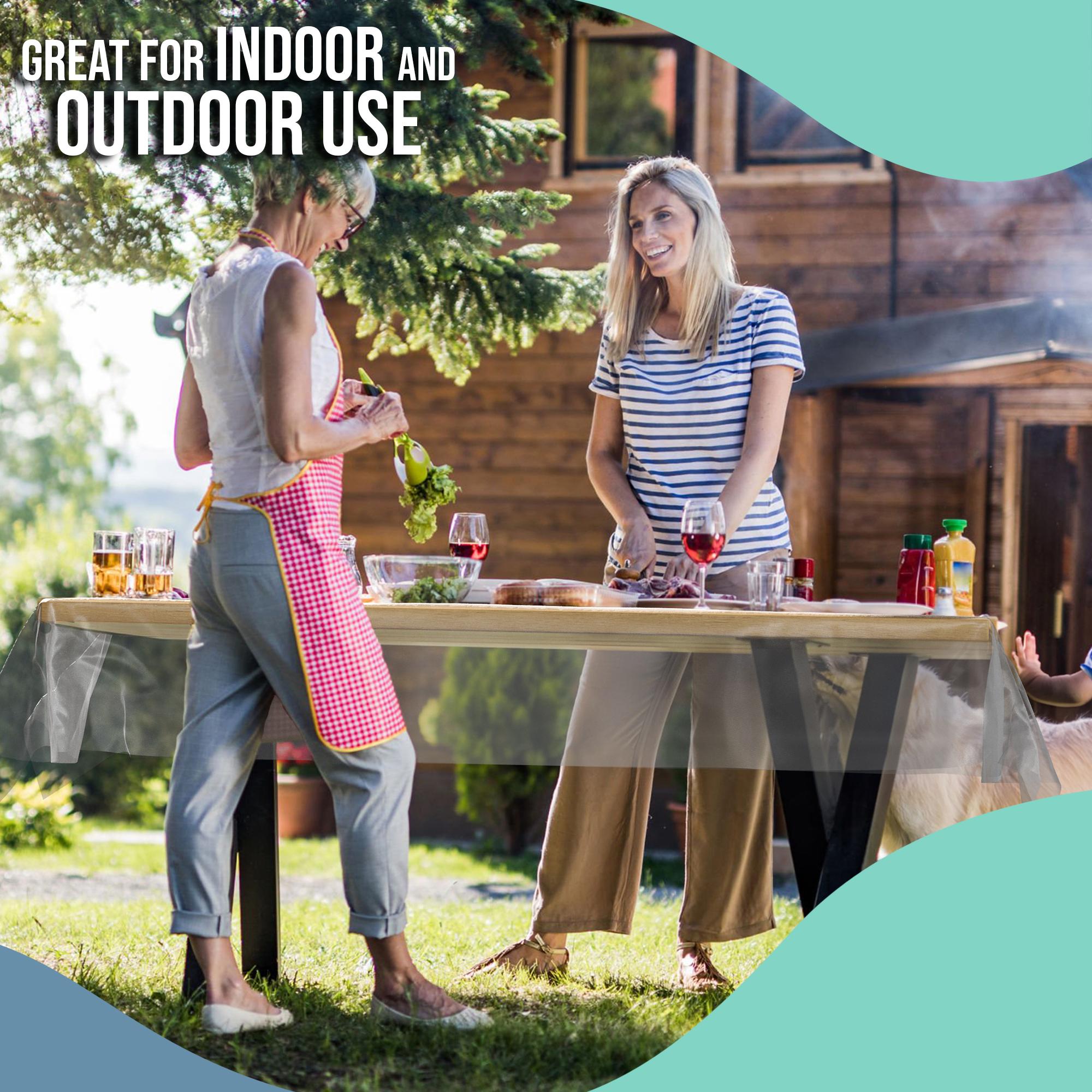 40 In. X 300 Ft. Premium Clear Table Roll | Case of 4