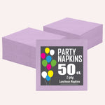 Lavender Luncheon Napkins - 6.75 In. X 6.75 In. | 50 Count