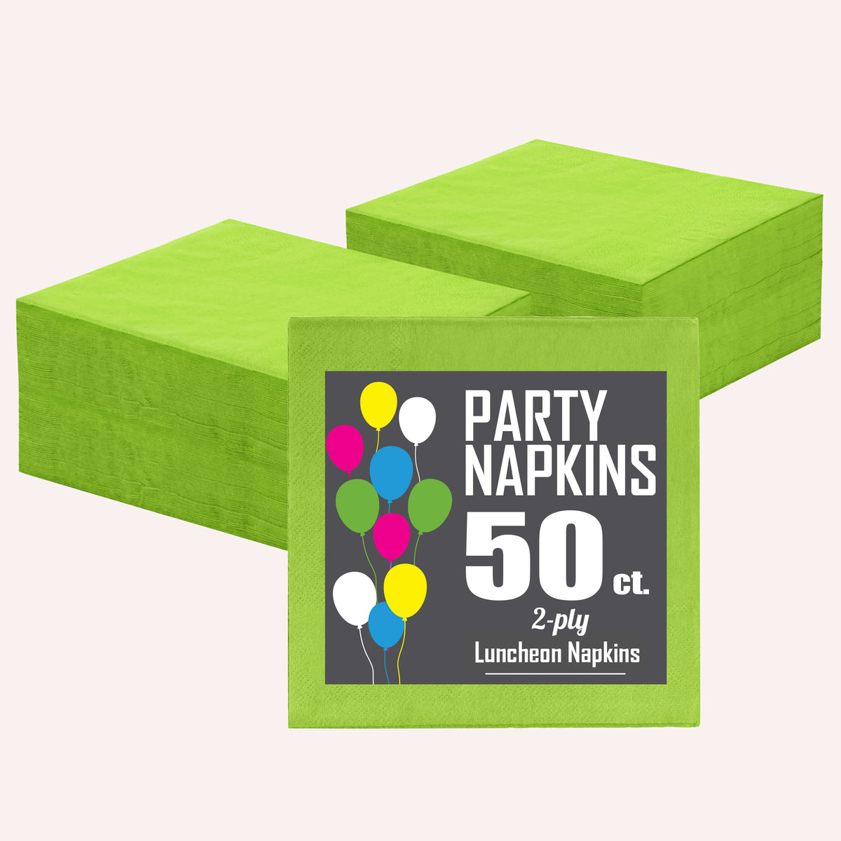 Unleashed - Lime Green Luncheon Napkins - 50 Ct.