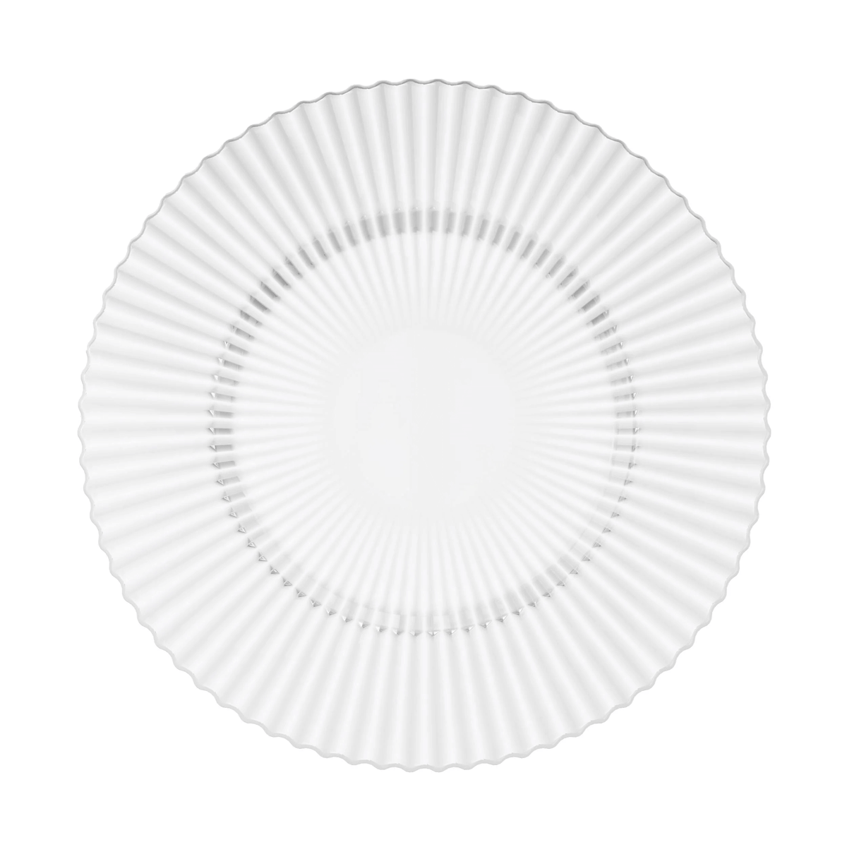 Gemstone Collection Crystal 11 Inch Plates - 10 Ct.