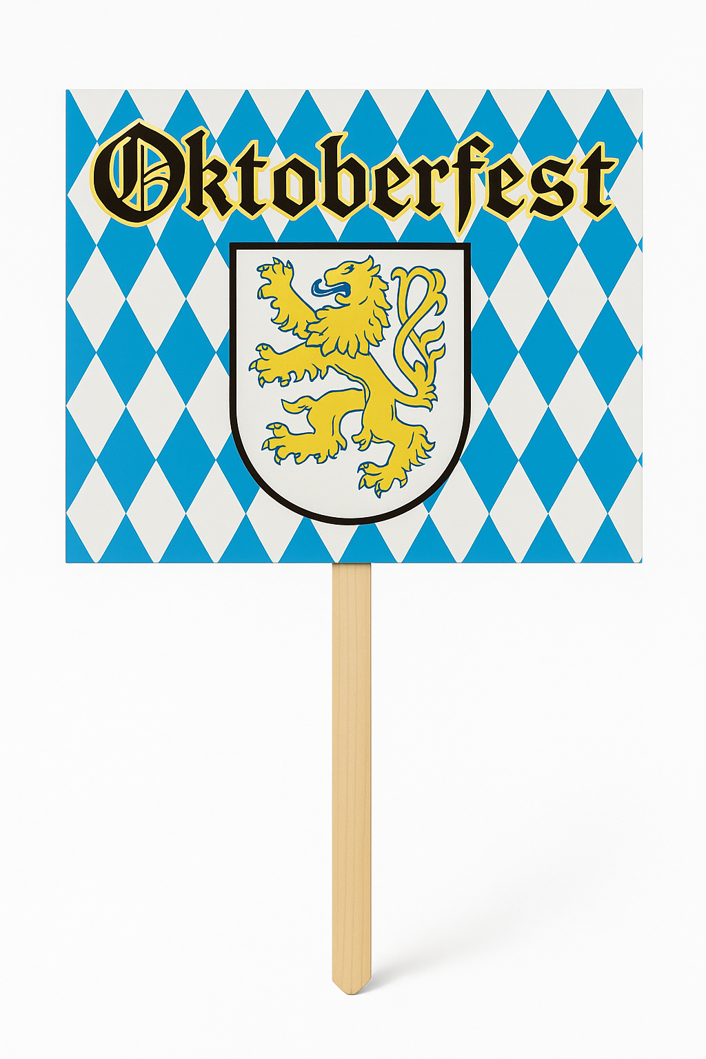Oktoberfest 12" Yard Sign - Fall Harvest Decoration