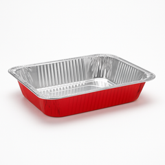 Red Aluminum Half Chafing Pan