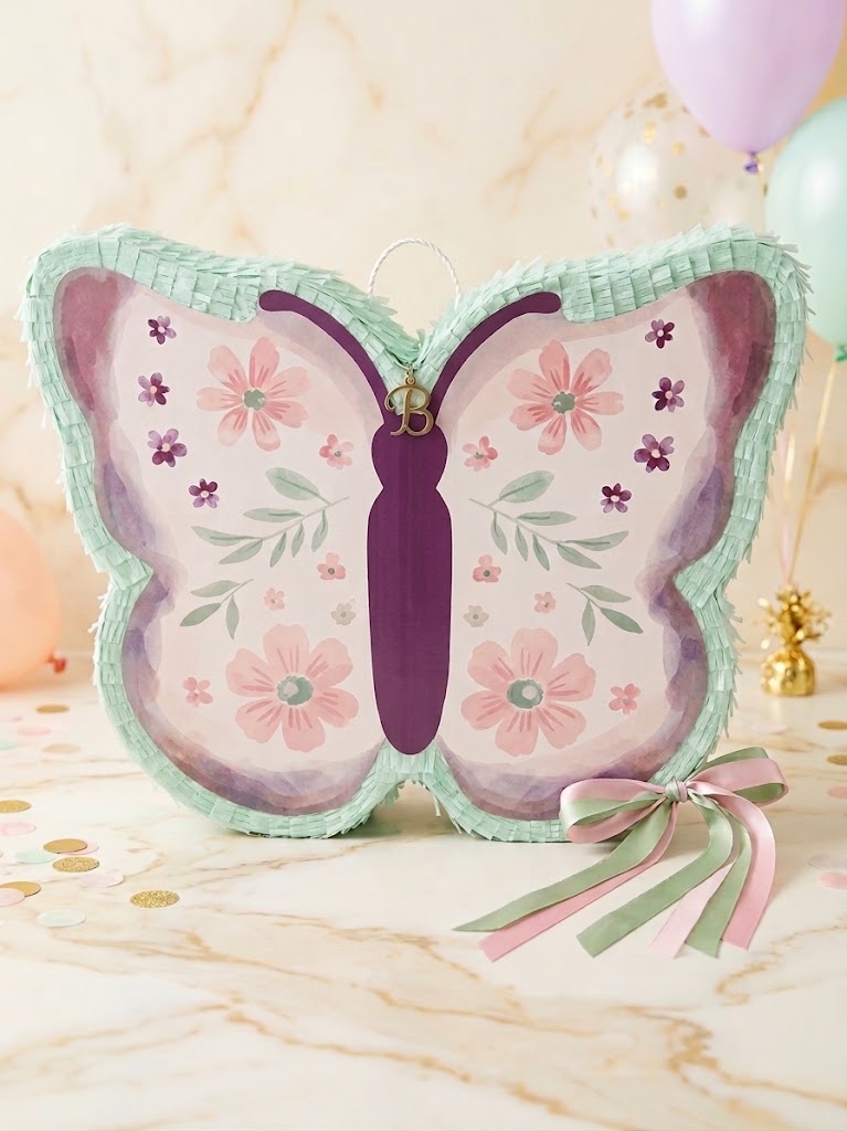 Flutter Butterfly Piñata for Juvenile Birthday Celebrations