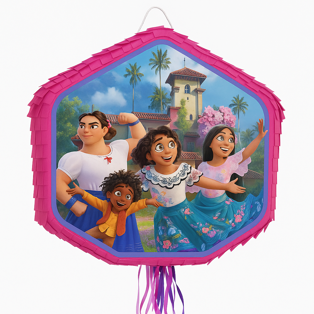Encanto Pull-String Piñata for Kids' Birthdays