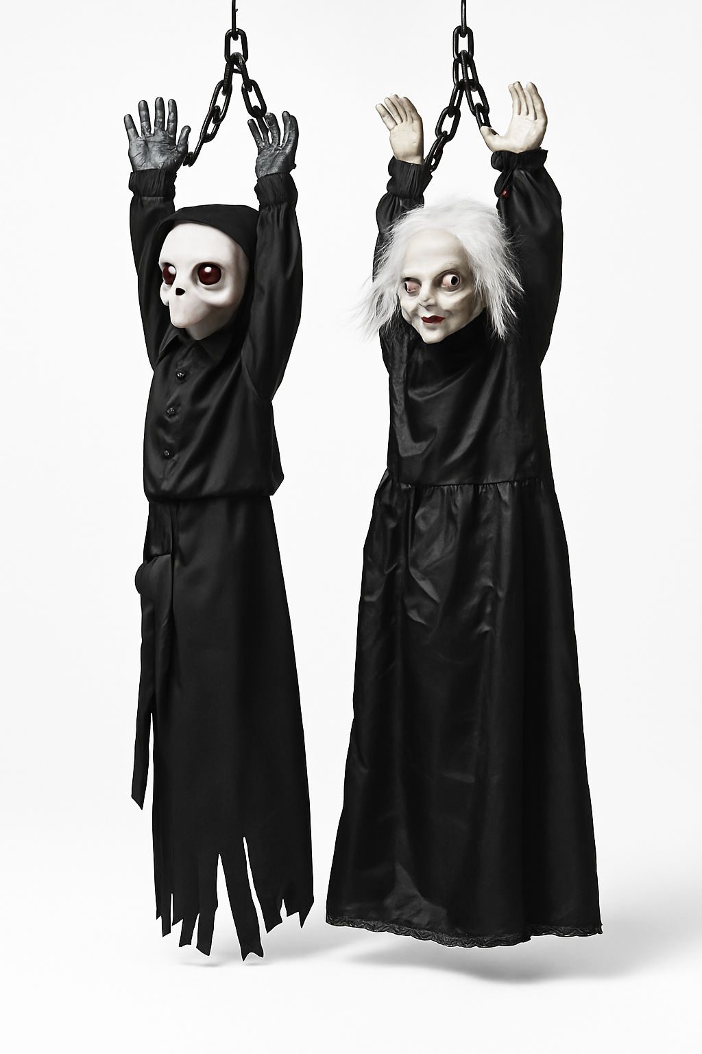 Creepy Animated Hanging Doll Figure - 53 Inches