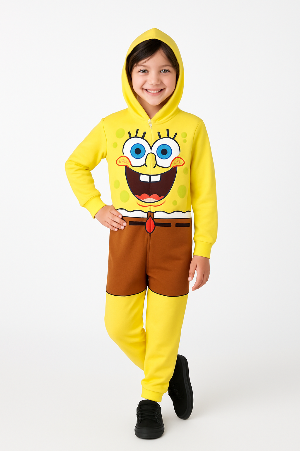 XL SpongeBob SquarePants Onesie Costume for Boys - Halloween