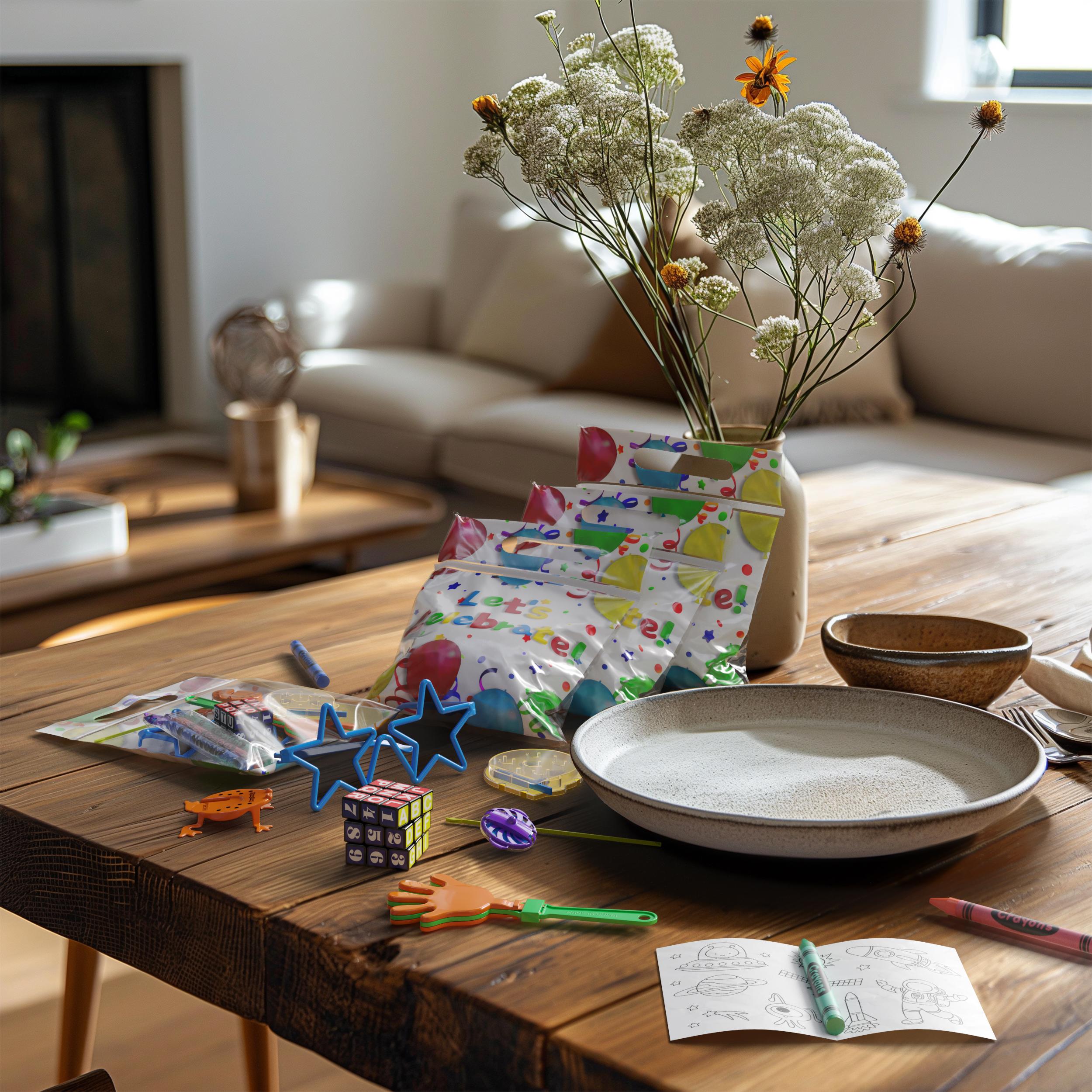 Party Favor Goodie Bag with 8 Toys | 1 Count