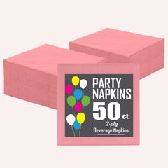 Pink Beverage Napkins | 1800 Count