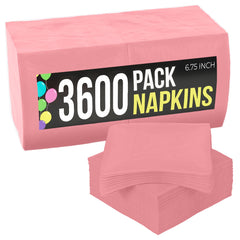 Pink Luncheon Napkins | Case of 3600