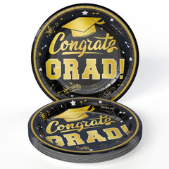 Black/Gold Graduation Combo Pack | Service For 8