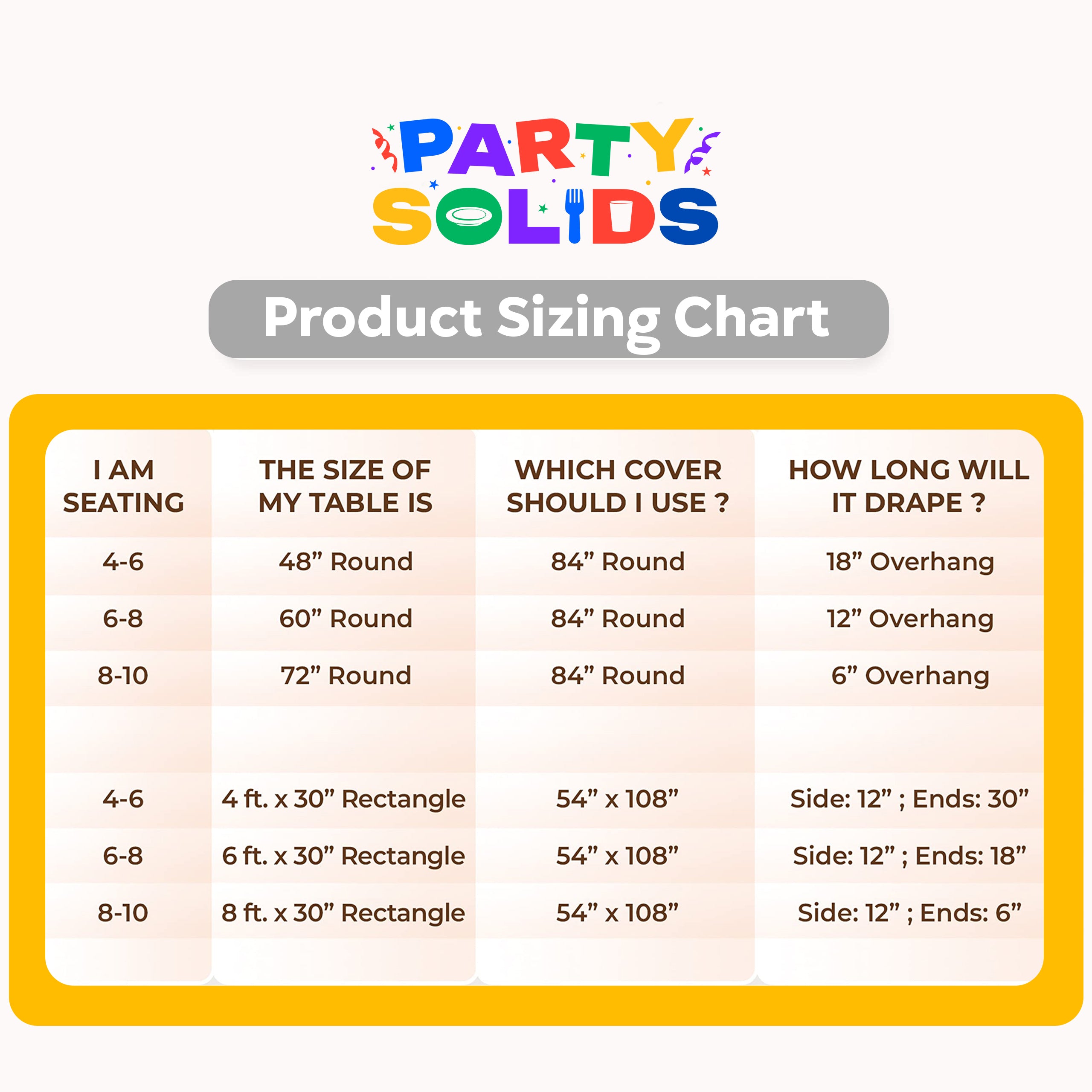 Brown Plastic Table Cover | 54 in. x 108 in.