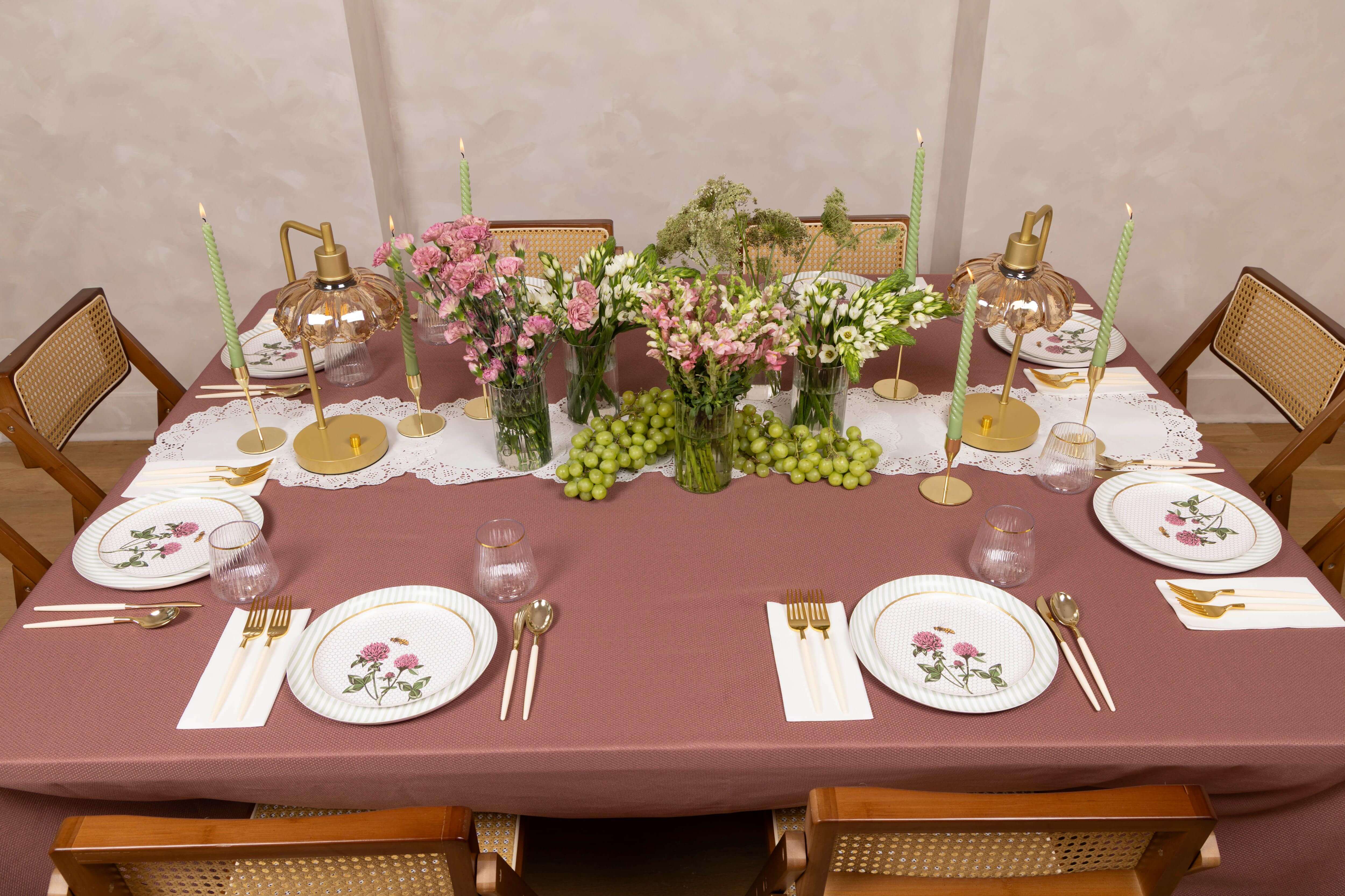 Earthtrends Sweet Life Design Paper Plates Combo Set 16/16