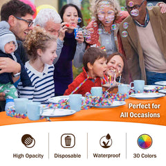 Premium Orange Plastic Table Cover