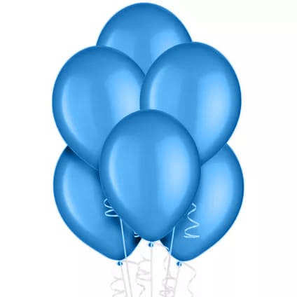 12 In. Dark Blue Latex Balloons | 72 Count