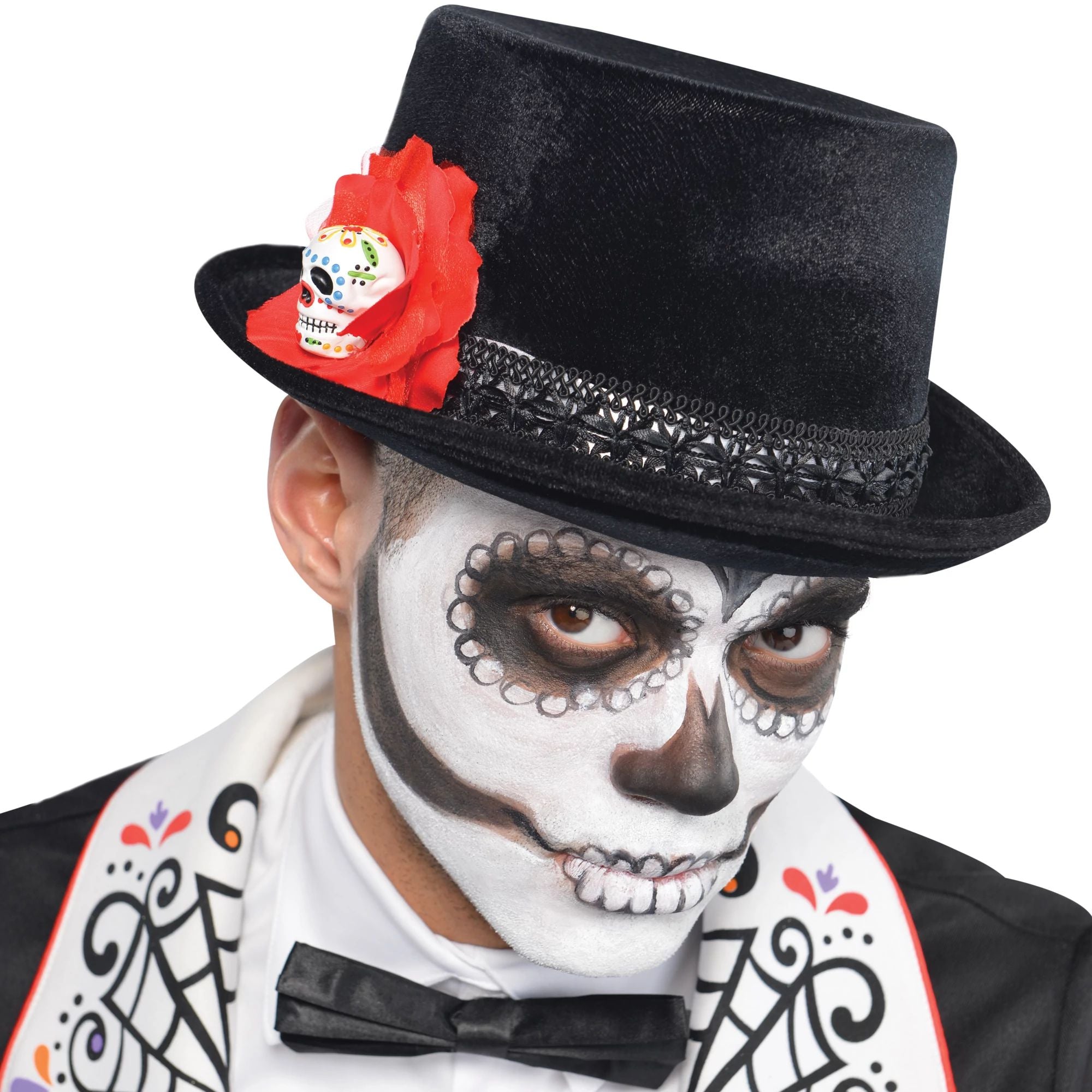 Men's Day of the Dead Top Hat