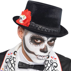 Men's Day of the Dead Top Hat