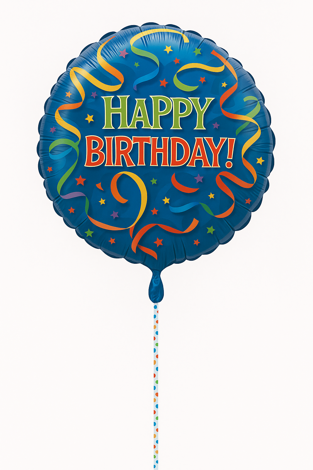 Vibrant Foil Super Shape Happy Birthday Balloon